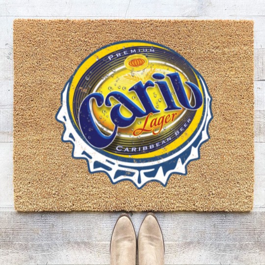 Discover Carib Beer Coir Doormats