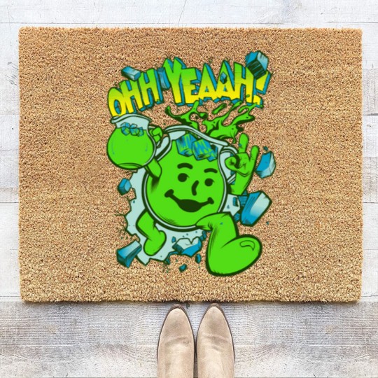 Discover OHH YEAH! Kool Aid Lime Classic Coir Doormats