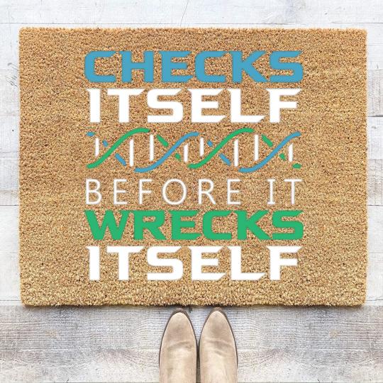 Discover Science and Biology Coir Doormats