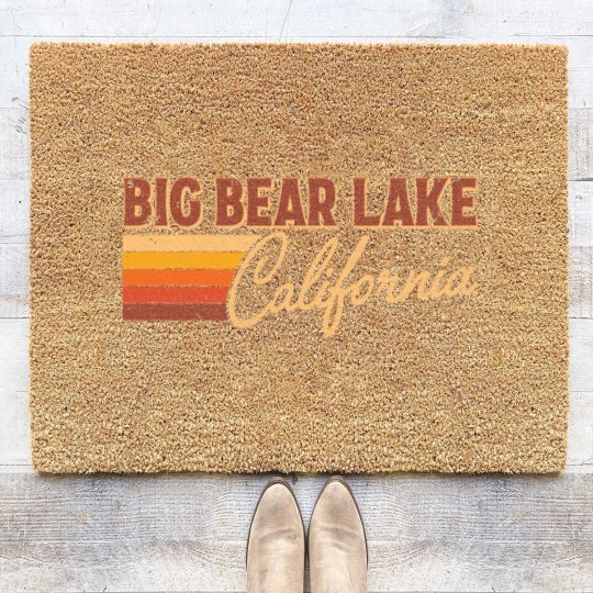 Discover Big Bear Lake California - Big Bear Lake California - Coir Doormats