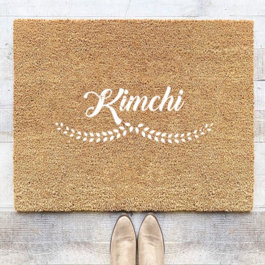 Discover Funny Kimchi - Spicy Pickled Cabbage Radish Coir Doormats
