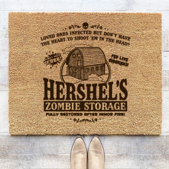 Discover Hershel's Zombie Storage - Hershels Zombie Storage - Coir Doormats