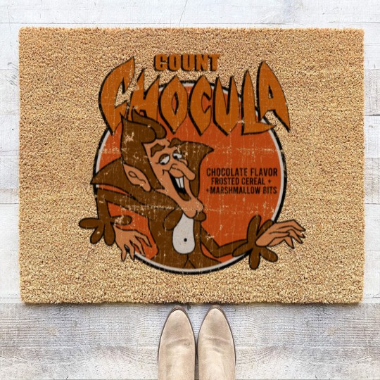 Discover Vintage Count Chocula - Cereal - Coir Doormats