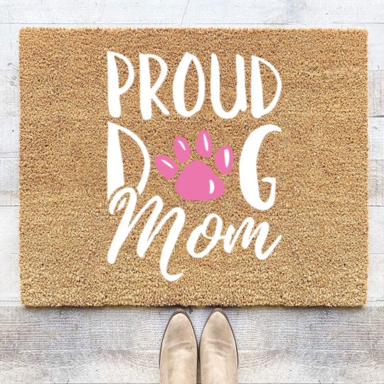 Discover Proud Dog Mom - Proud Dog Mom - Coir Doormats