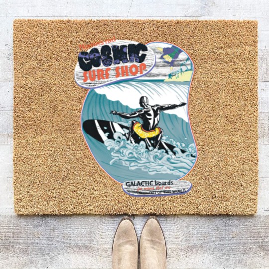 Discover Silver Surfshop - Silver Surfer - Coir Doormats