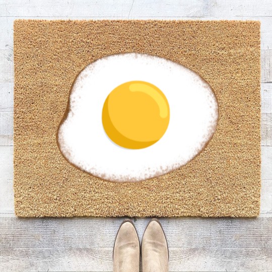 Discover Sunny Side Up Egg - Sunny Side Up Egg - Coir Doormats