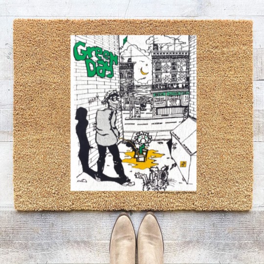 Discover vintage 1994 Green Day Coir Doormats