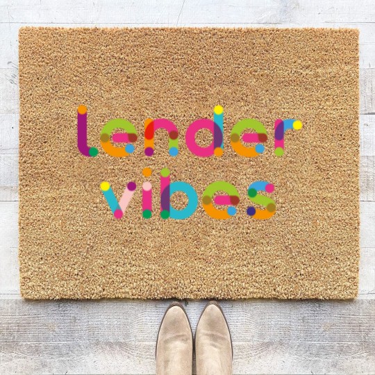 Discover Lender Vibes for Mortgage Loan Officer Coir Doormats