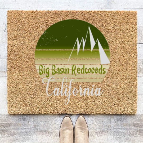 Discover Big Basin Redwoods California Coir Doormats