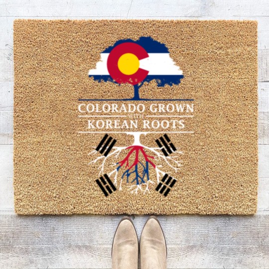 Discover Colorado Grown with Korean Roots Korea Design Coir Doormats