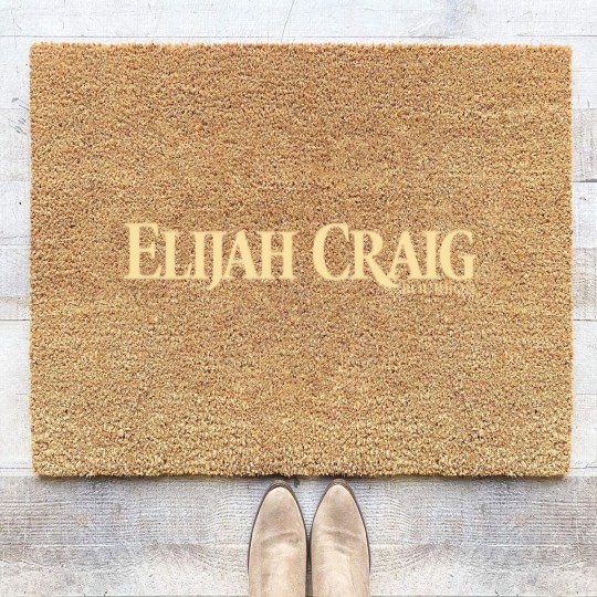 Discover ELIJAH CRAIG BOURBON LOGO Coir Doormats