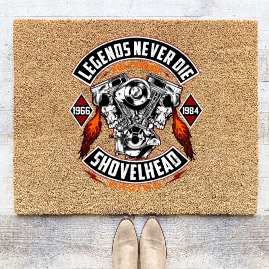 Discover 1966-1984 MOTOR Motorcycles Oldschool Choppers Coir Doormats
