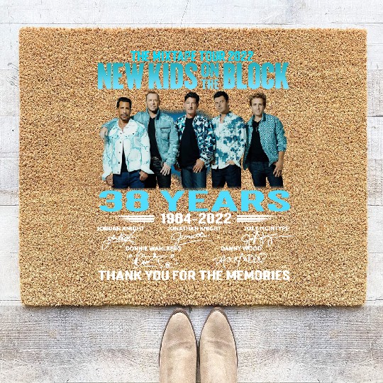 Discover NKOT Block Signture The Memories The MixTape Tour 2022 Coir Doormats
