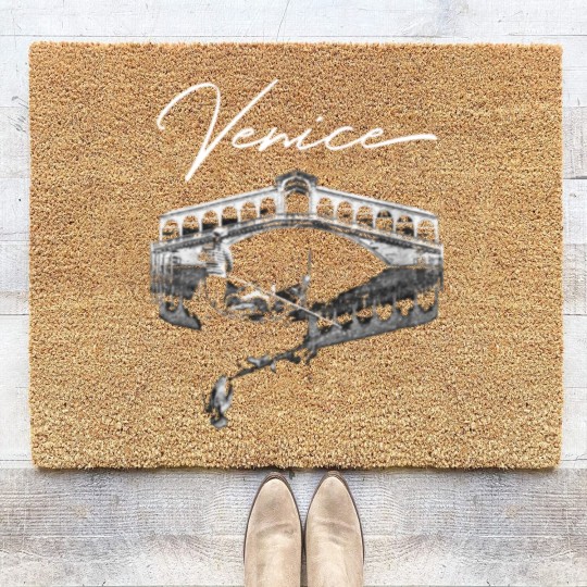 Discover Venice Italy Coir Doormats