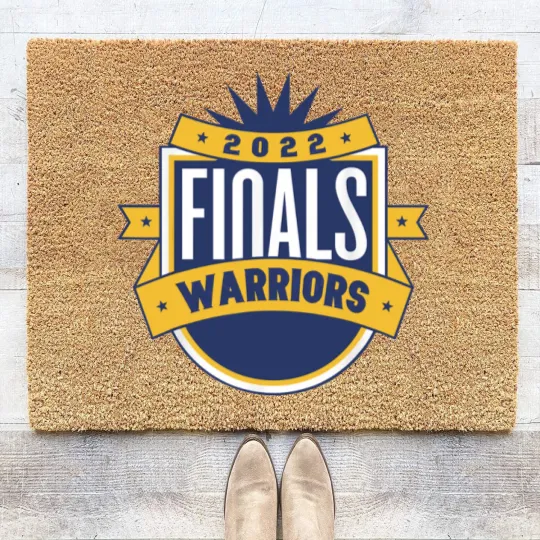 Discover Warriors Finals 2022 Basketball Coir Doormats, Basketball Coir Doormats