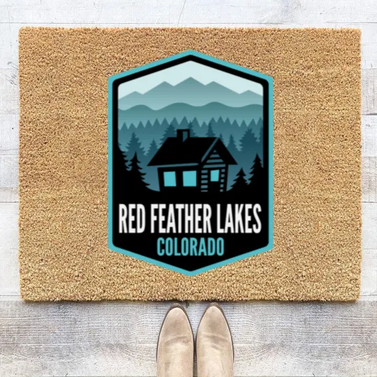 Discover Red Feather Lakes Colorado - Coir Doormats