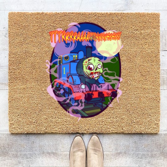 Discover TTTRRAAAIIINNSSS! - Thomas Tank Engine - Coir Doormats