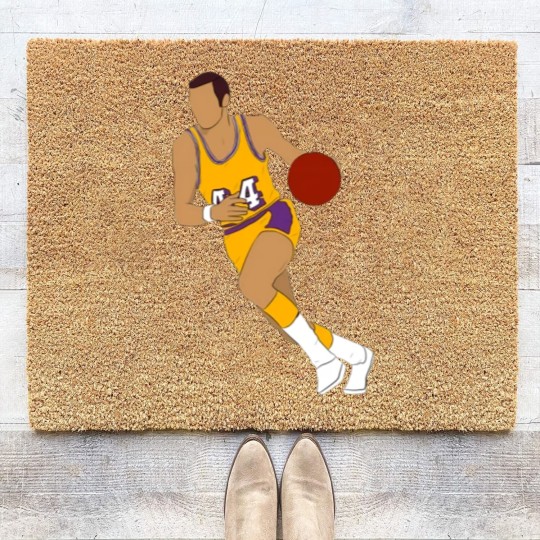 Discover The Logo - Jerry West - Coir Doormats