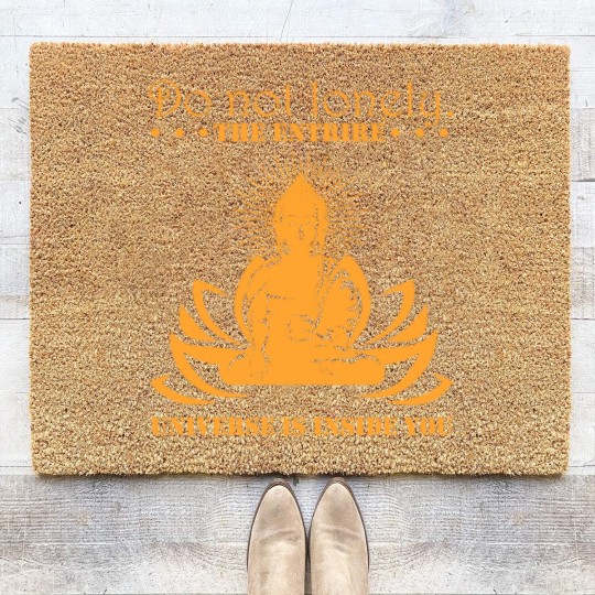 Discover Meditate Buddha Coir Doormats Coir Doormats
