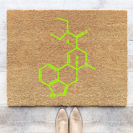 Discover LSD Molecule - Lsd - Coir Doormats