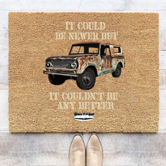 Discover Scout Classic Truck Pickup International Harvester Coir Doormats