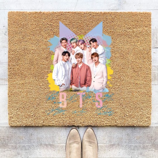 Discover Bangtan Boys Coir Doormats, Bangtan Boys Group Members signature Coir Doormats