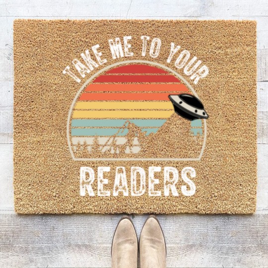 Discover Take Me To Your Readers English Teacher Coir Doormats