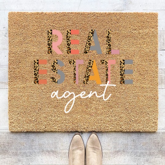 Discover REAL ESTATE AGENT Coir Doormats