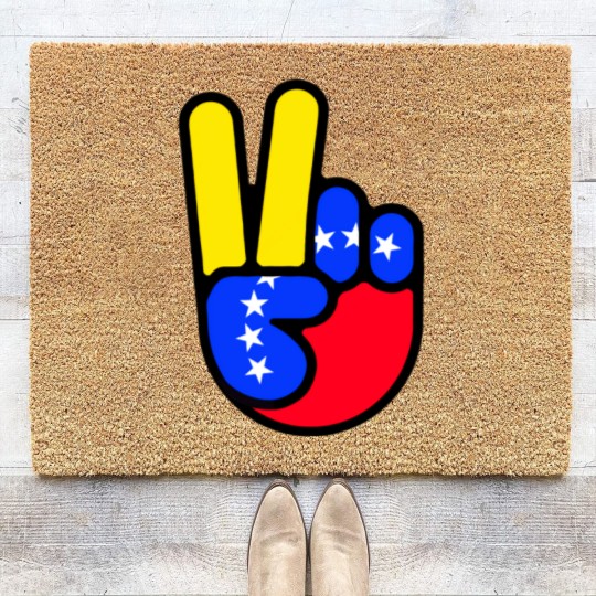 Discover Victoria de Venezuela Franela Coir Doormats