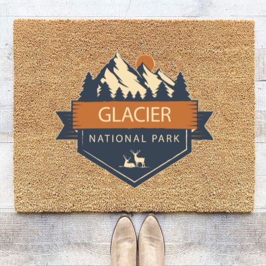 Discover Glacier National Park - Glacier National Park - Coir Doormats