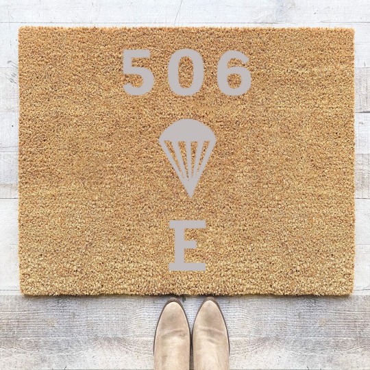 Discover WW2 506 pir Easy Company Flag - 506 Pir Easy Company - Coir Doormats