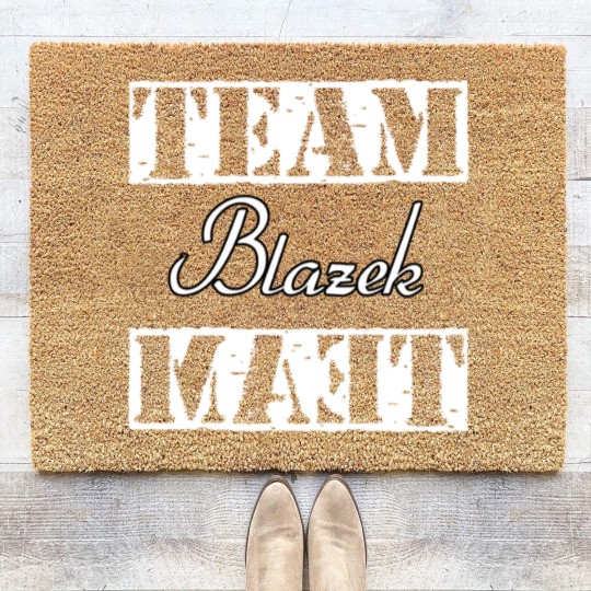 Discover Team Blazek Coir Doormats