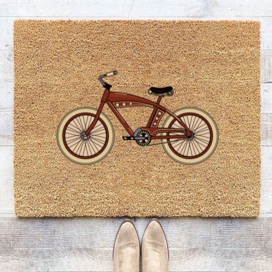 Discover Classic Bicycle Coir Doormats