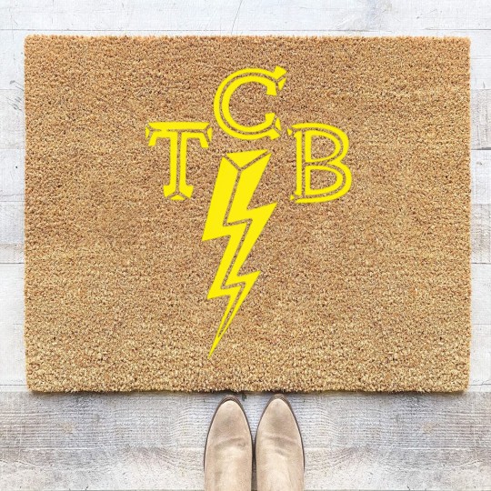 Discover TCB Classic Rock Rockabilly Coir Doormats