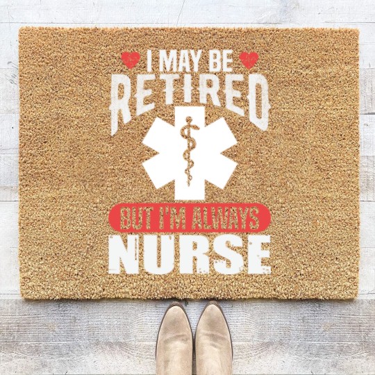 Discover Retired Nurse Coir Doormats