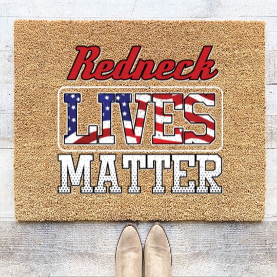 Discover Redneck Lives Matter Coir Doormats