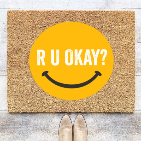 Discover R U Okay Coir Doormats