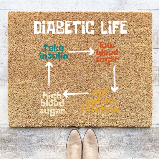 Discover Diabetic Life Diabetes Awareness Month Insulin Coir Doormats