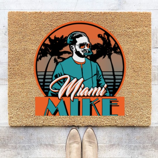 Discover Miami Mike Coir Doormats for Miami Football Fans (SM-5XL)