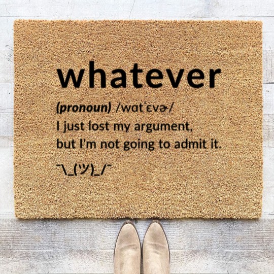 Discover Whatever Funny Quotes Coir Doormats Coir Doormats