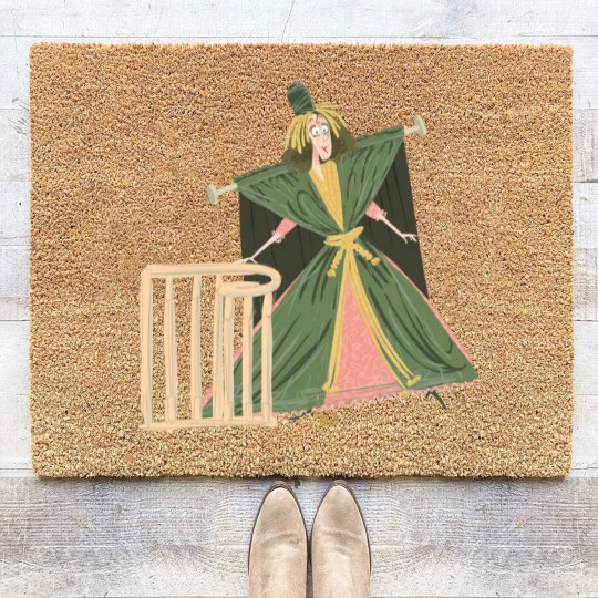 Discover The Gone With the Wind curtain dress - Sketch - Coir Doormats