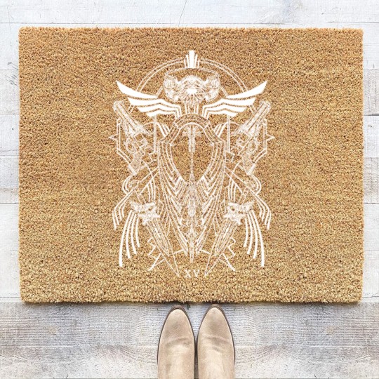Discover FFXV Arms and Armiger (white) - Final Fantasy Xv - Coir Doormats