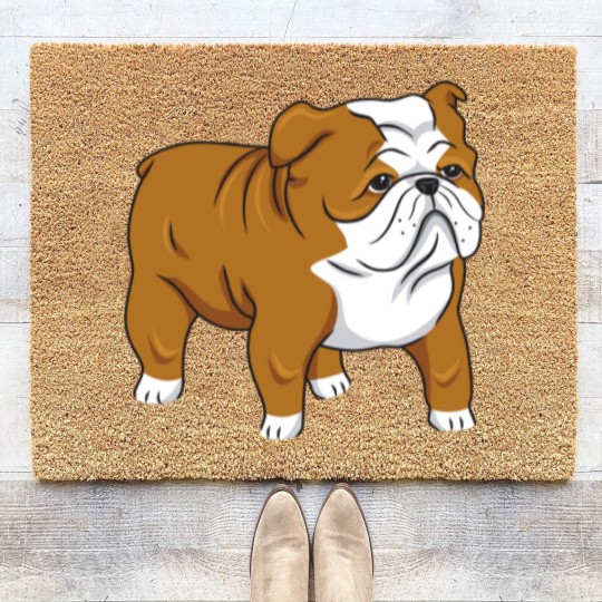 Discover Cute English Bulldog Classic Coir Doormats