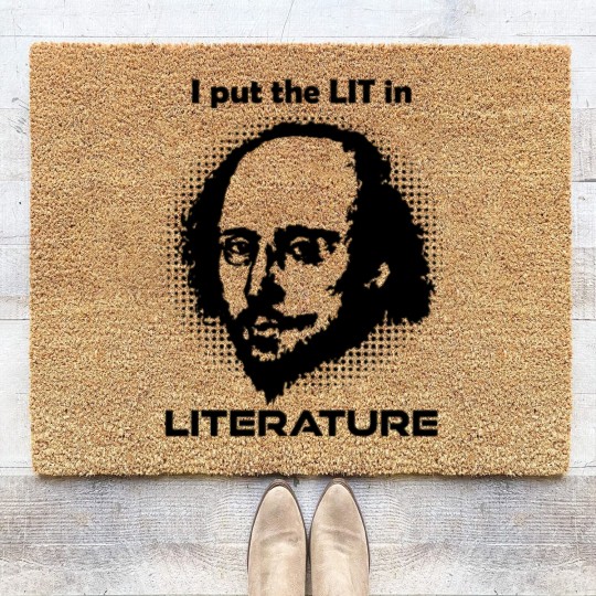 Discover William Shakespeare Literature Coir Doormats