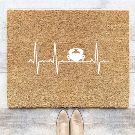 Discover Crab Heartbeat Coir Doormats