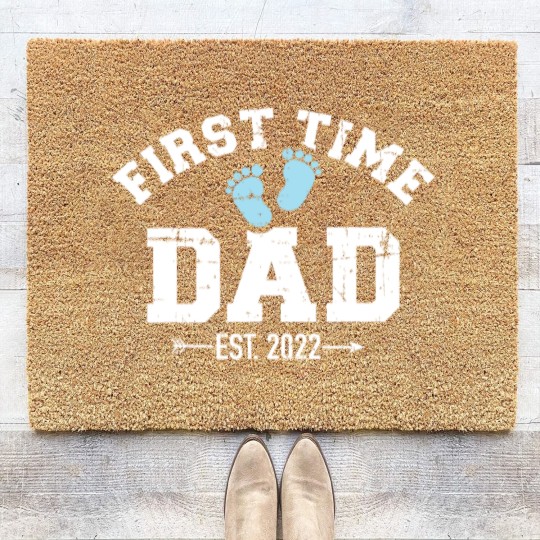 Discover First time dad 2022 Coir Doormats