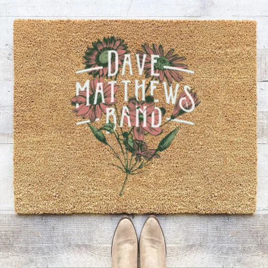 Discover Dave Matthews Band Flowers Coir Doormats