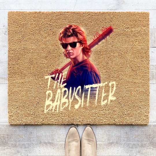 Discover Netflix Stranger Things Steve The Babysitter Portrait Coir Doormats