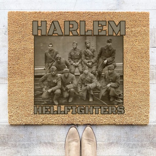 Discover Black Military History USA Black History Harlem Hellfighters Coir Doormats