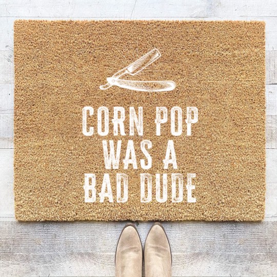 Discover Corn Pop Was A Bad Dude - Joe Biden Parody Coir Doormats